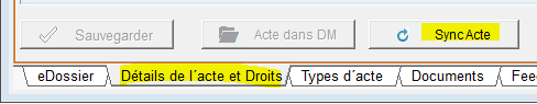 Sync Acte